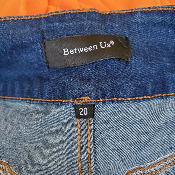 Between Us Distressed Skinny Ankle Hi Rise Jeans Size 20 NWT - Picture 7 of 14
